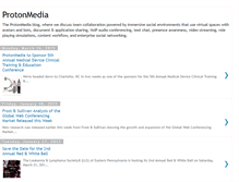 Tablet Screenshot of blog.protonmedia.com
